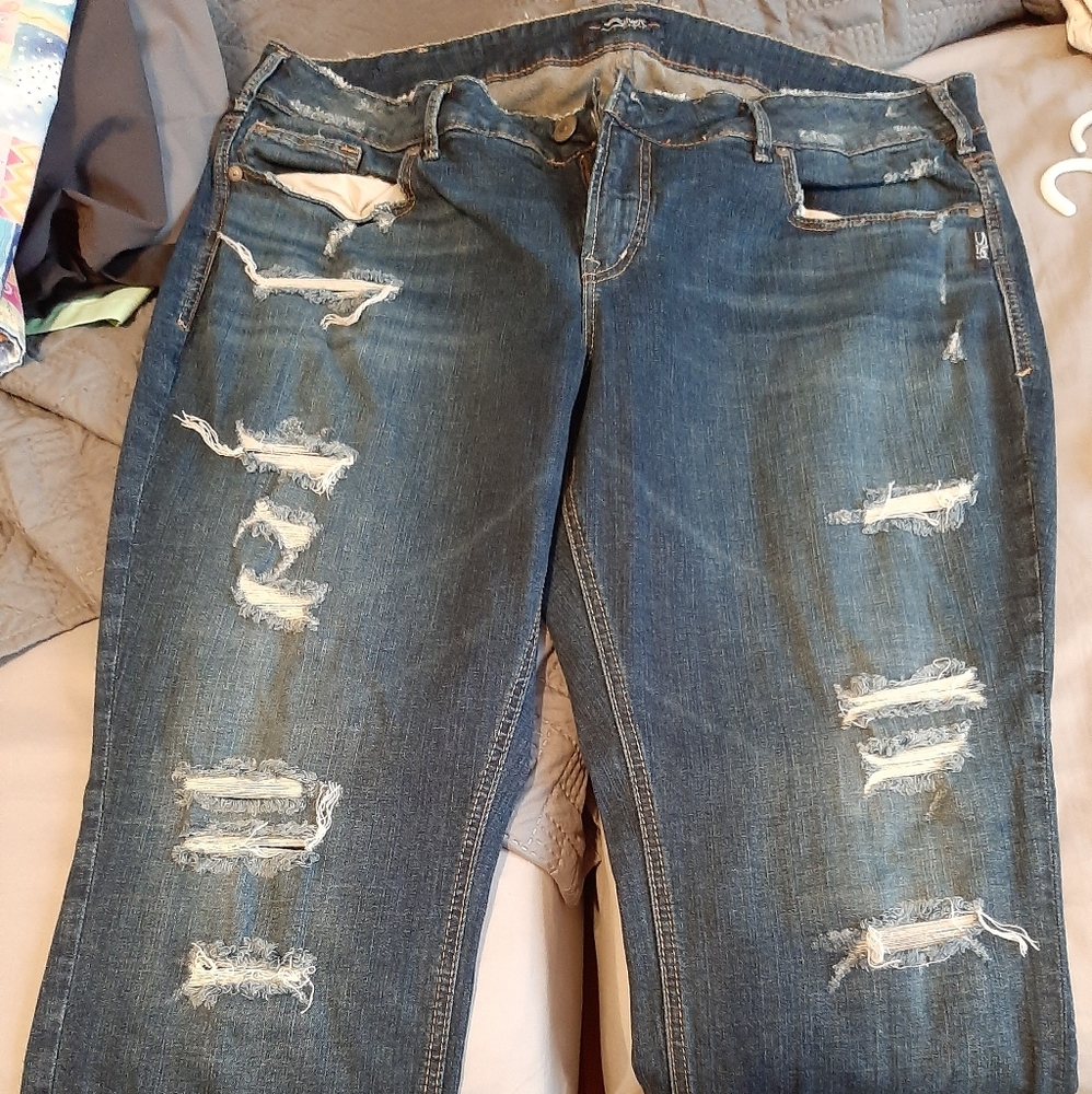 Silver jeans suki